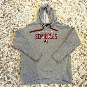 Florida State Seminoles Sequin Gray Hoodie- Large New